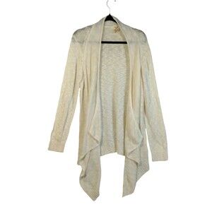 Faded Glory Cardigan Women's XXL Long Sleeve Loose Open Knit Lagenlook Casual